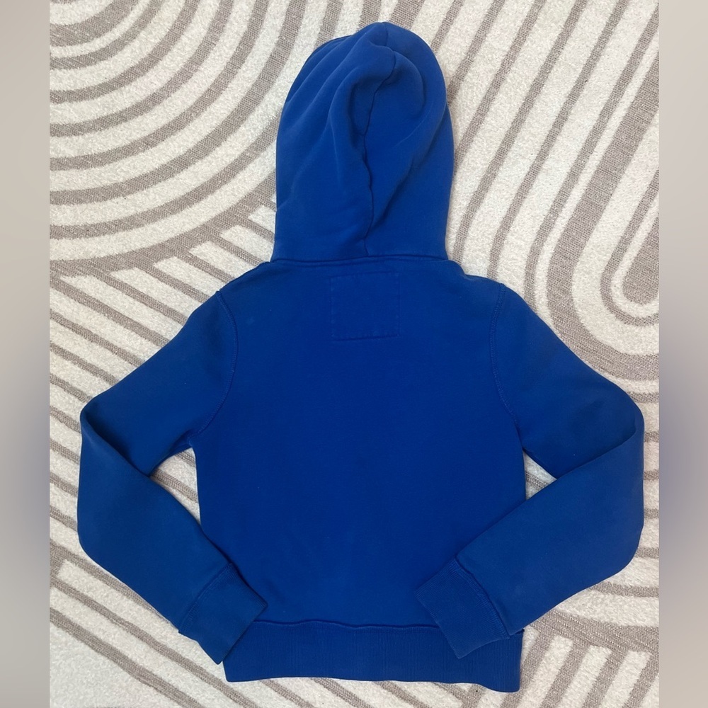 💙 Abercrombie Kids Blue Zip Up Jacket - Muscle Fit - Abercrombie & Fitch - Picture 3 of 7